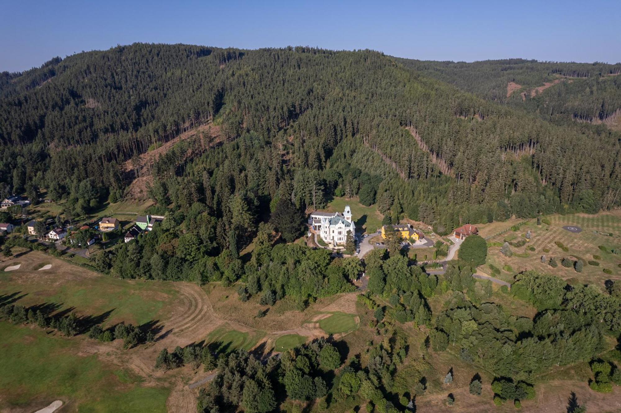 Pension U Golfu Cihelny Karlovy Vary Eksteriør bilde